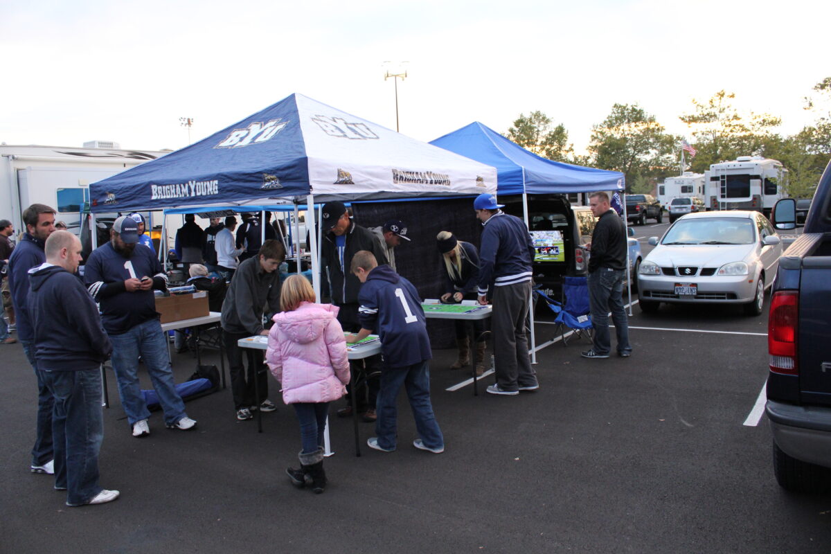 Some fans are bringing BYU tailgating to a whole new level News